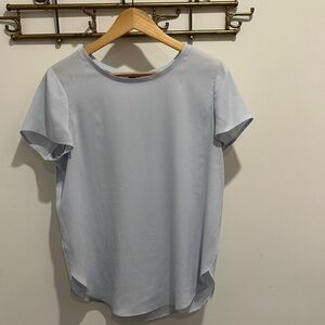 Ann Taylor Light Blue Women’s Blouse Top